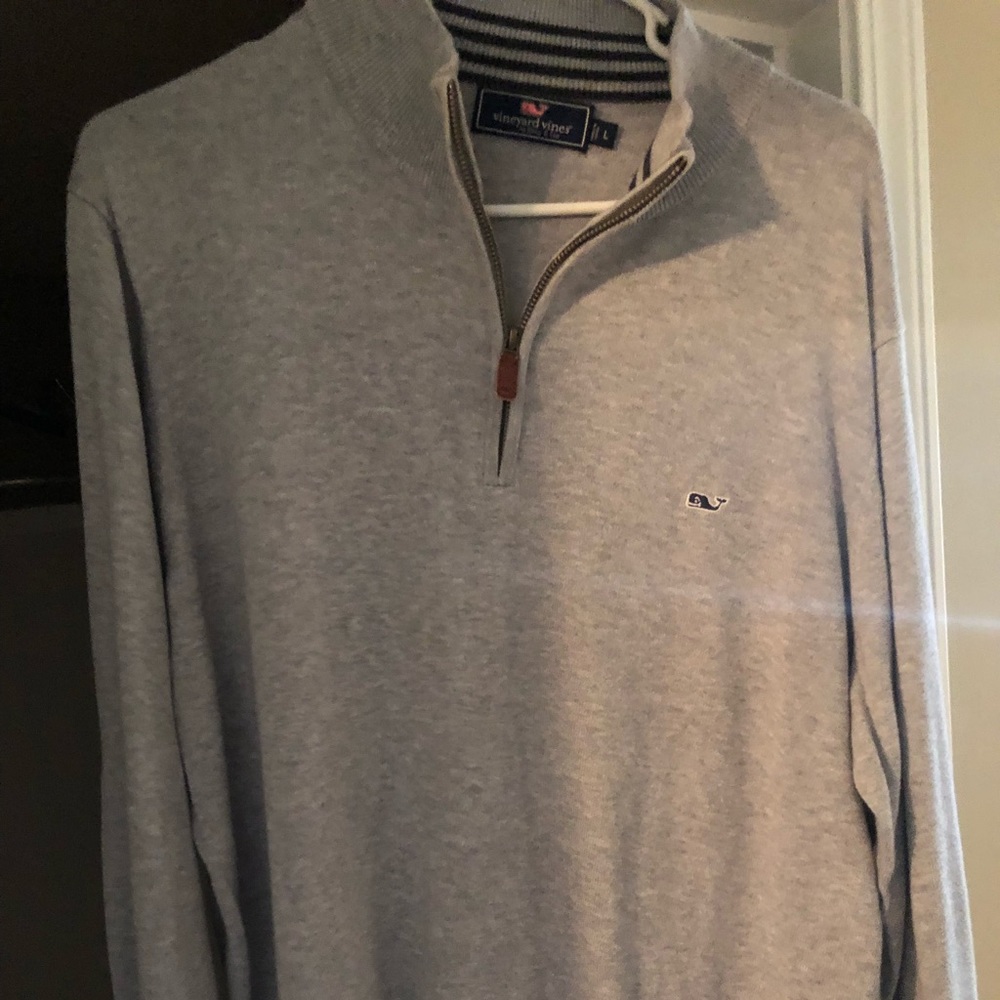 Vineyard Vines Sweater 1/4 Zip-Mens Large